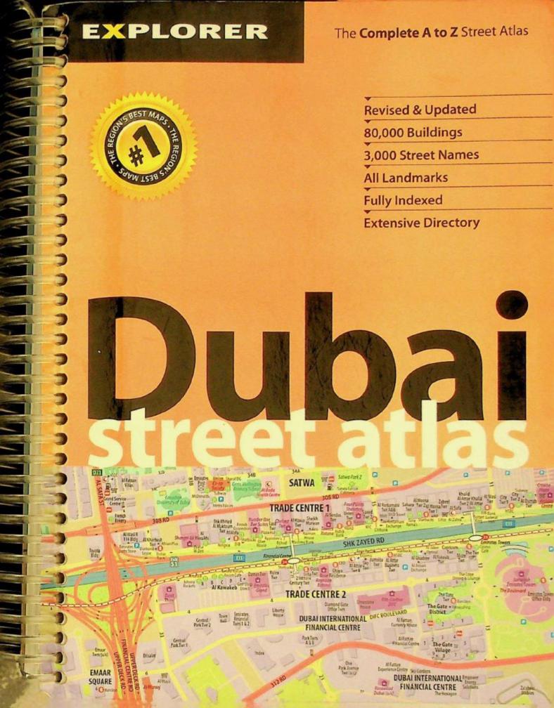  Dubai street atlas : the complete A to Z street atlas