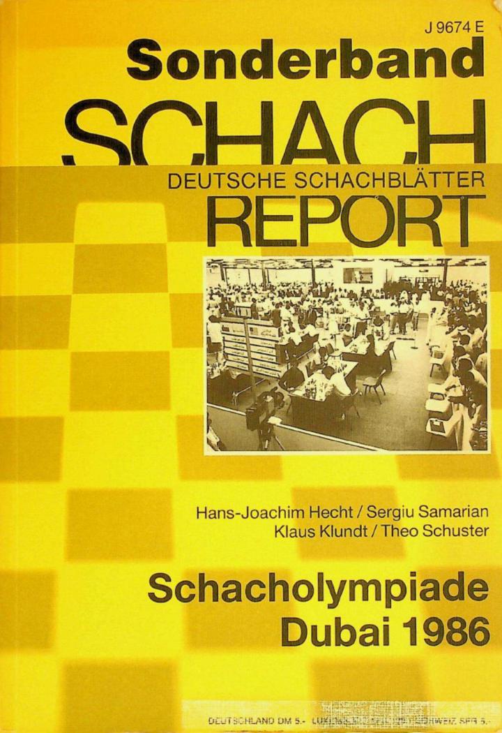  Schacholympiade Dubai 1986