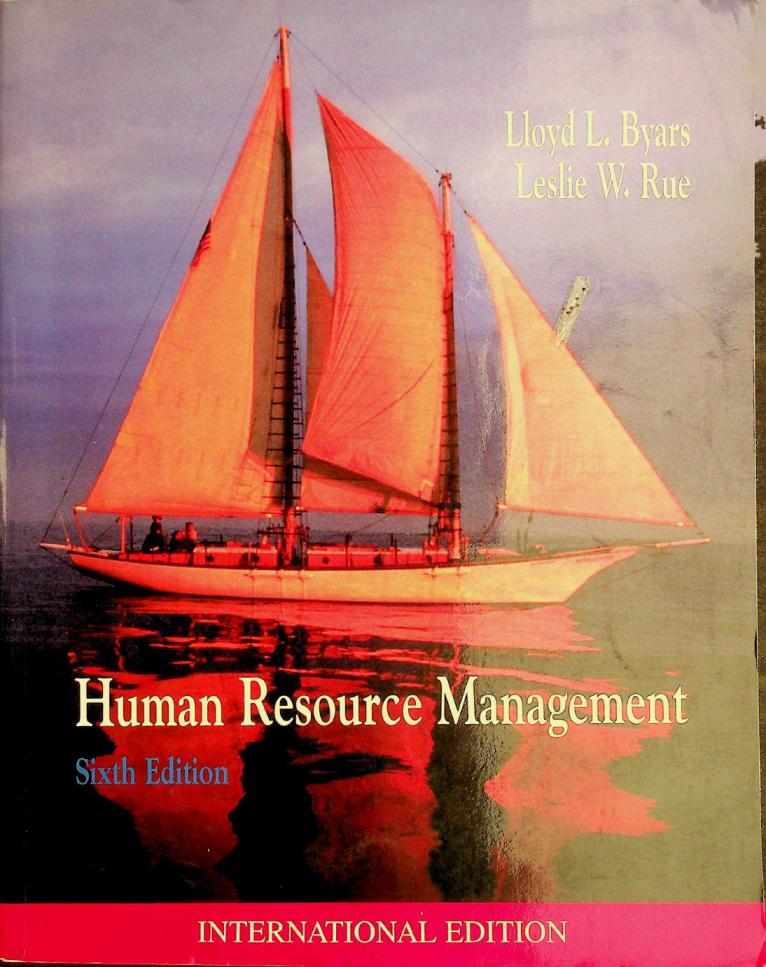  Human resource management