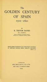 The golden century of Spain 1501-1621